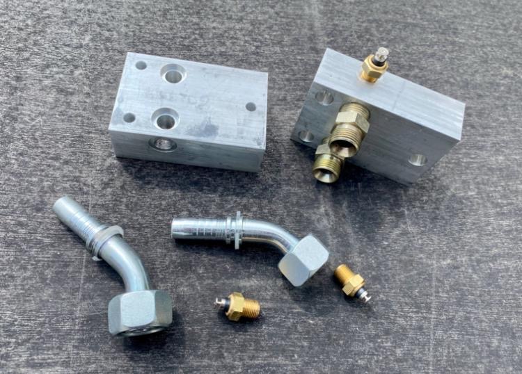 Ölkühler-Adapter Bausatz für VW Typ 4 Motore — Foto-Referenz #028